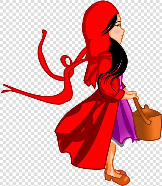 Red Hat Girl 555px   Little Red Riding Hood Gif Png  Transparent PngTransparent PNG