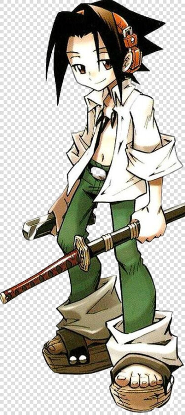 Anime  Yoh Asakura  And Shaman King Image   Shaman King Yoh Sword  HD Png DownloadTransparent PNG