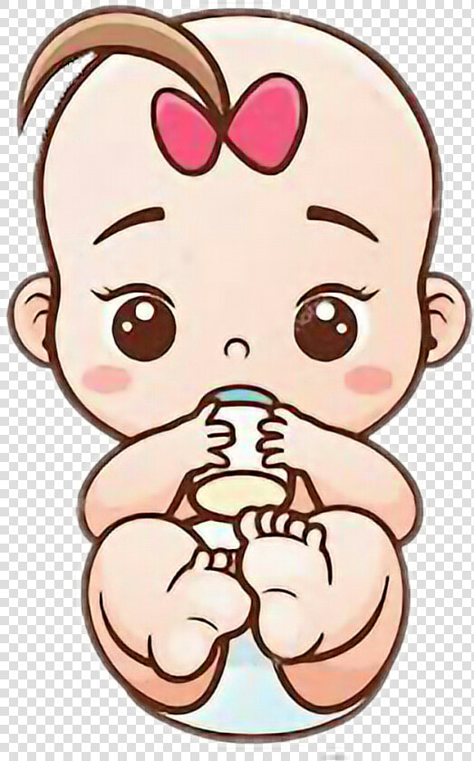 Clip Art Baby Beb Menina Gr   Infant Baby Cartoon  HD Png DownloadTransparent PNG