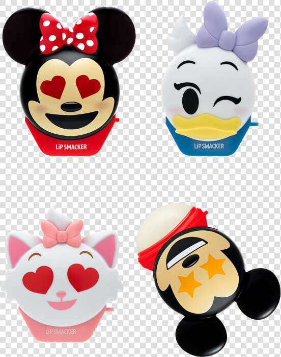 Disney Emoji Lip Balm 4 Pack   Lip Smackers Disney Mini  HD Png DownloadTransparent PNG