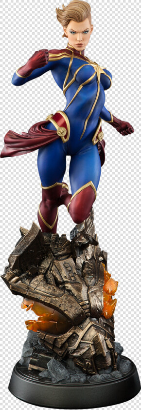 Captain Marvel Premium Format Figur  HD Png DownloadTransparent PNG