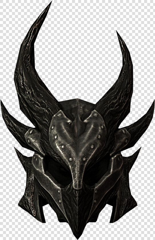 Clip Art The Elder Scrolls V   Daedric Helmet Skyrim  HD Png DownloadTransparent PNG