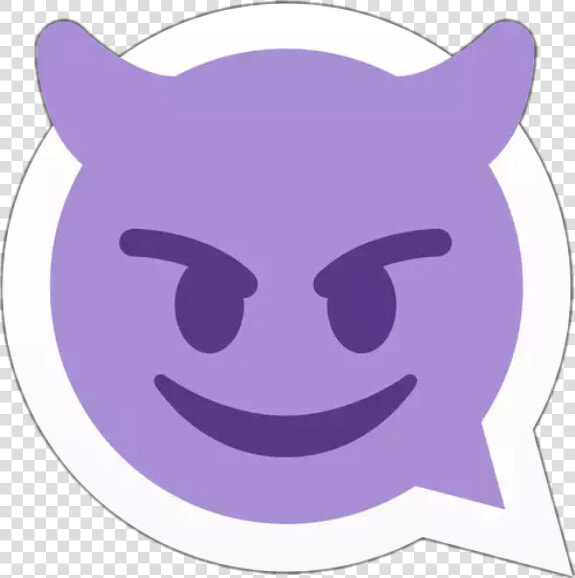 Purple Devil Emoji Transparent   Emoji Cruel  HD Png DownloadTransparent PNG