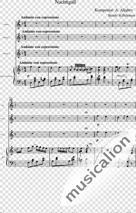 Aljabjew   Alexander   Prelude In C Major Kellner  HD Png DownloadTransparent PNG