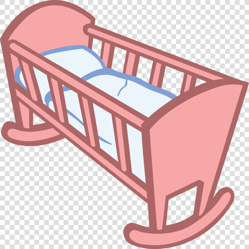 Free Clipart Of A Baby Crib   Cradle Clip Art  HD Png DownloadTransparent PNG