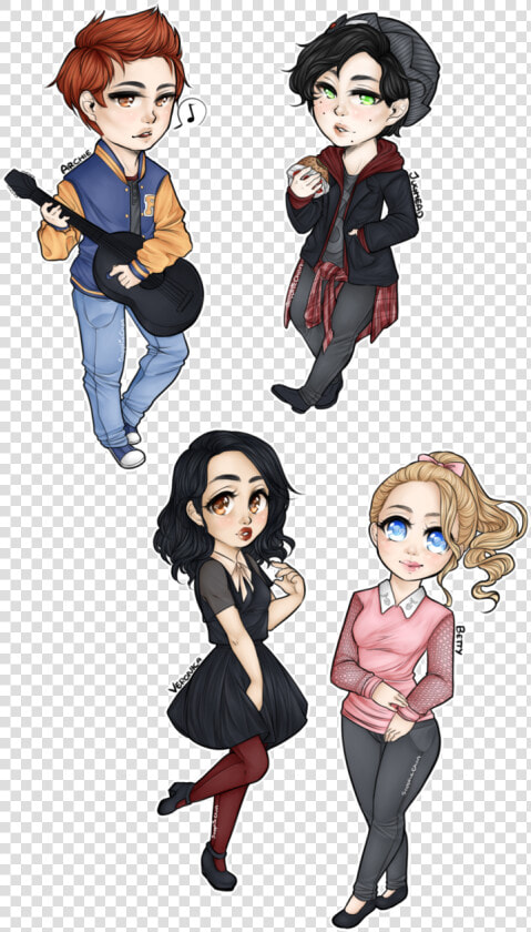 Chibi  Fanart  And Riverdale Image   Riverdale Fanart Chibi  HD Png DownloadTransparent PNG