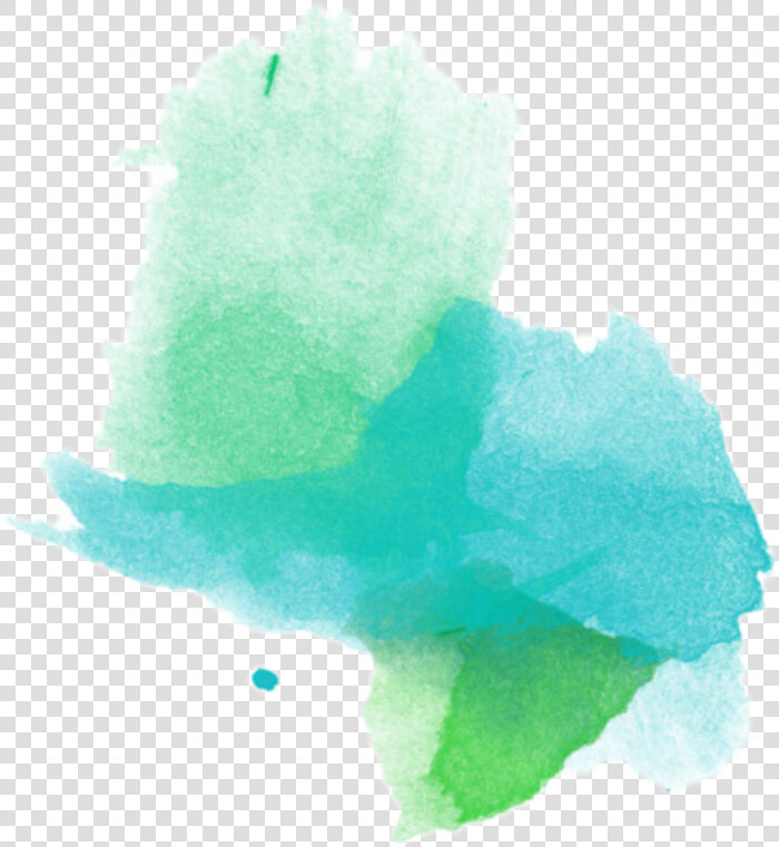  ftestickers  art  paint  watercolor  brushstroke  blue   Green Blue Watercolor Splash  HD Png DownloadTransparent PNG