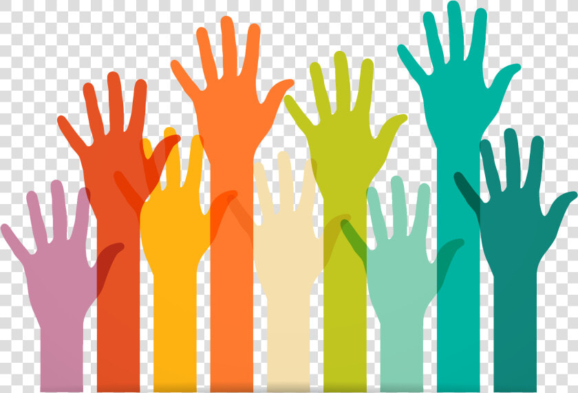 Hands Raised Transparent Background   Png Download   Reaching Hands Vector  Png DownloadTransparent PNG