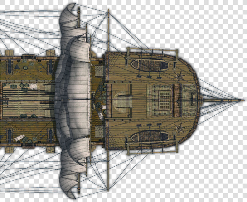 Transparent Sailing Ship Png   Old Ship Top View  Png DownloadTransparent PNG