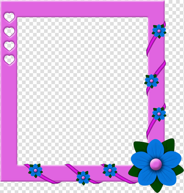 Фотки Borders And Frames  Flower Frame  Journal Cards    Picture Frame  HD Png DownloadTransparent PNG