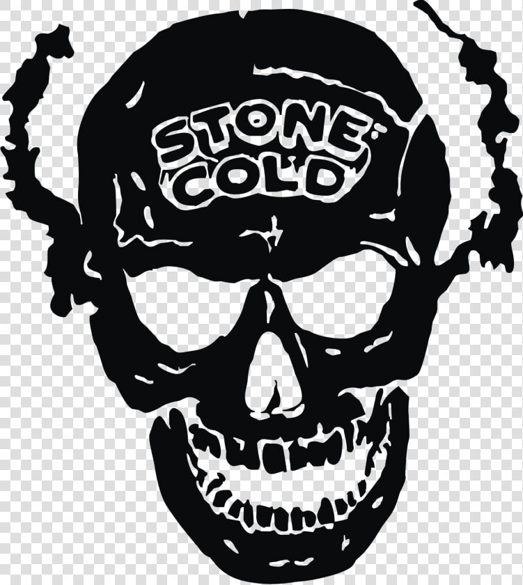 Stone Cold Skull Logo By Sofia Sawayn   Stone Cold Smoking Skull Logo  HD Png DownloadTransparent PNG