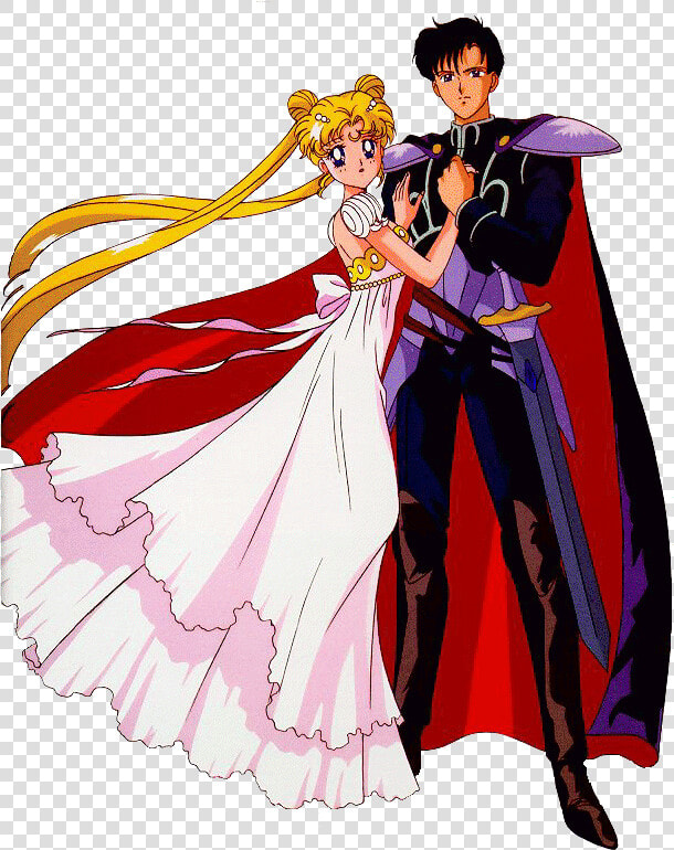 Serena Tsukino Moon Dub   Sailor Moon Prince Darien  HD Png DownloadTransparent PNG