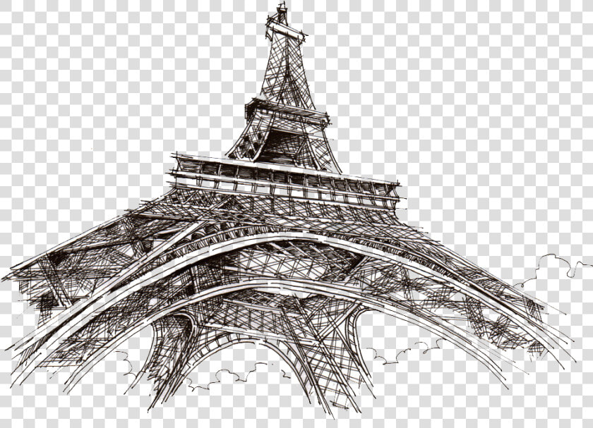 Eiffel Tower Champ De  HD Png DownloadTransparent PNG