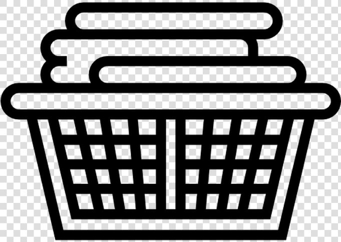 Laundry Basket Free Tools And Utensils Icons   Laundry Basket Clipart Black And White  HD Png DownloadTransparent PNG