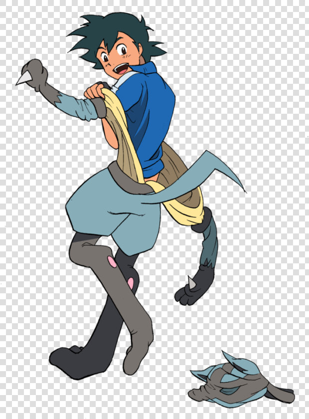 Ash Greninja Transform   Transformation Pokemon Ash Lucario  HD Png DownloadTransparent PNG