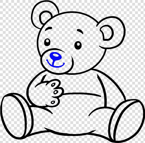 How To Draw A   Cartoon Bear How To Draw  HD Png DownloadTransparent PNG