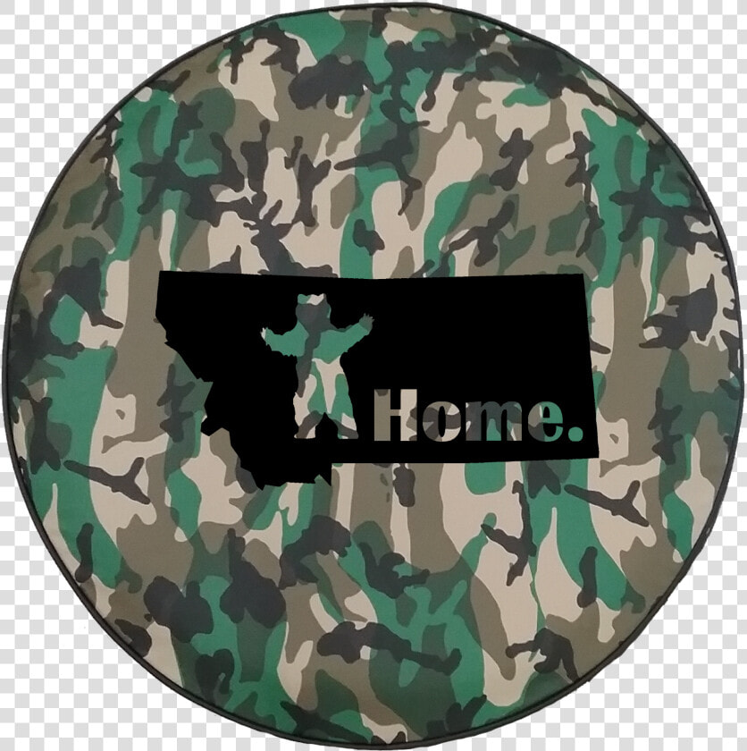 Woodland Classic Camo Montana Standing Bear Home State  HD Png DownloadTransparent PNG