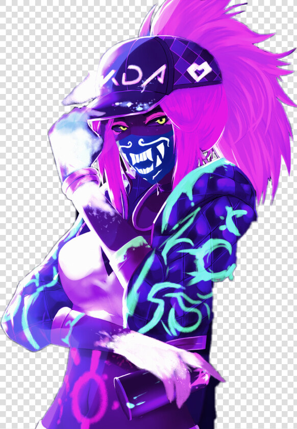  leagueoflegends  lol  kda  akali  worlds2018  neon   K Da Akali Neon  HD Png DownloadTransparent PNG