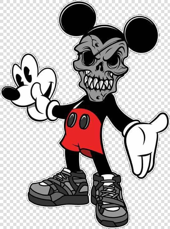 Camisetas De Caveira Do Mickey Clipart   Png Download   Mickey Mouse Wallpaper Dead  Transparent PngTransparent PNG