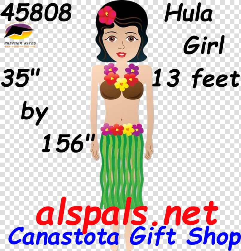 45808 Hula Girl   Premier Kites  HD Png DownloadTransparent PNG