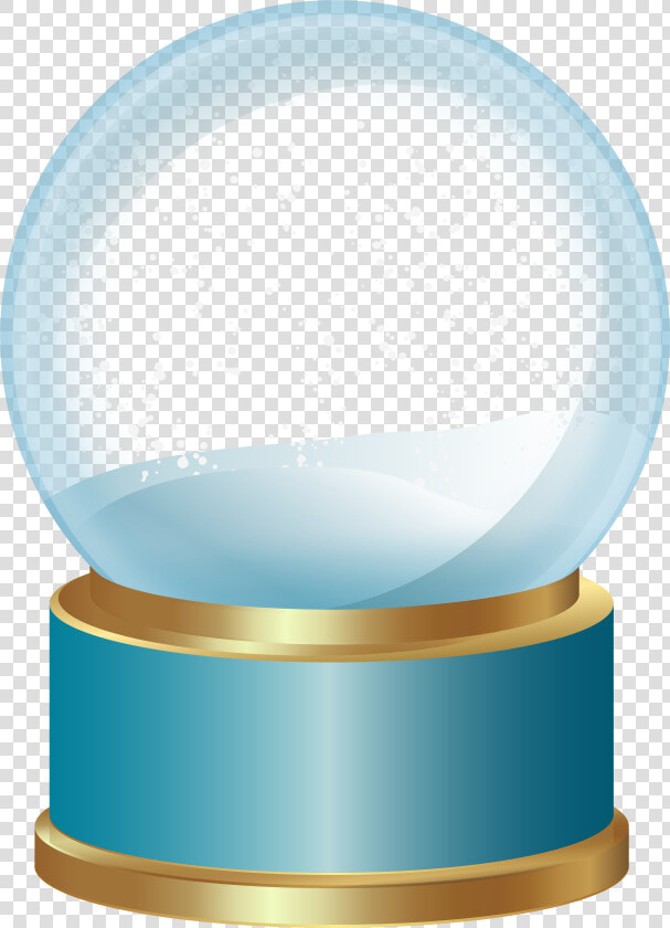 Empty Snow Globe Blue   Transparent Snow Globe Png  Png DownloadTransparent PNG