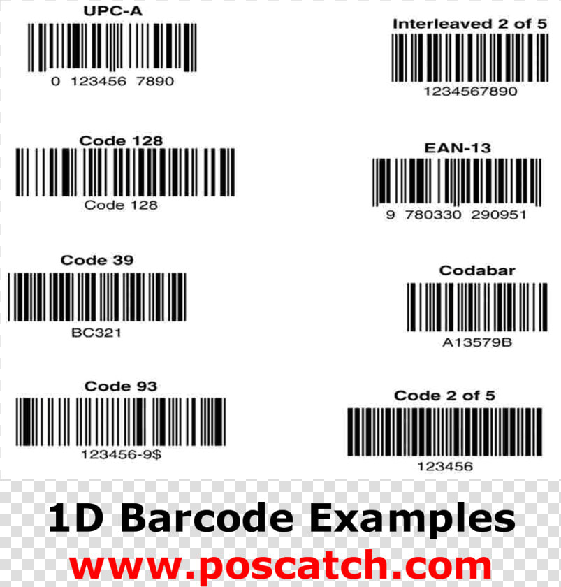 Transparent Barcode Png White   1d Barcode Examples  Png DownloadTransparent PNG