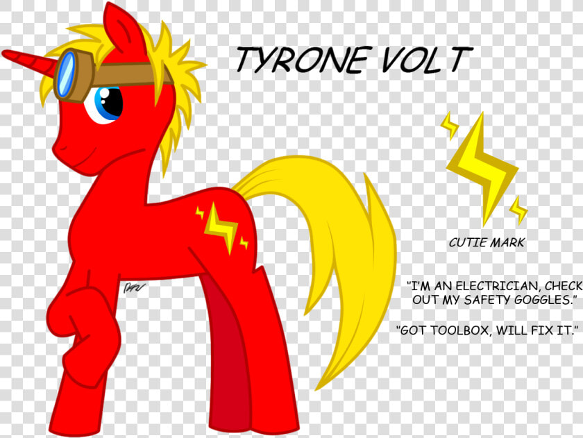 Tyrone Volt   Cartoon  HD Png DownloadTransparent PNG