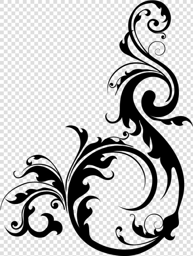 Corner Flourish Png   Png Download   Flourish Transparent Background  Png DownloadTransparent PNG