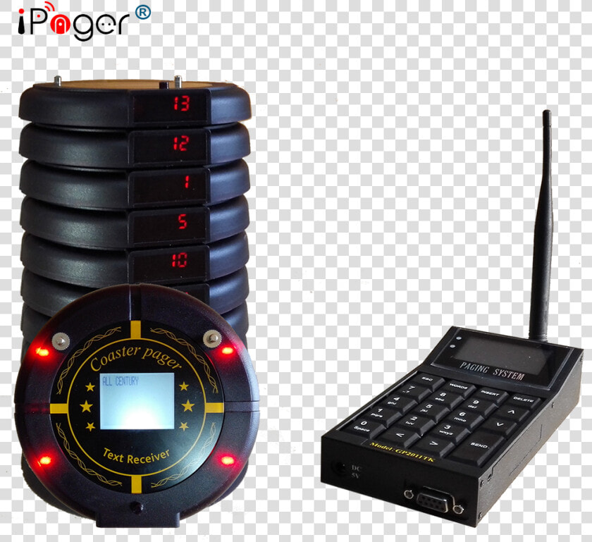 Long Distance Restaurant Beeper Coaster Pager System   Order Device For Restaurant  HD Png DownloadTransparent PNG