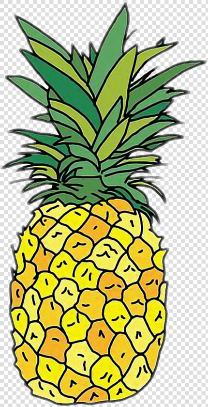 Cute Stickers Pineapple Clipart   Png Download   Hydro Flask Stickers Pineapple  Transparent PngTransparent PNG