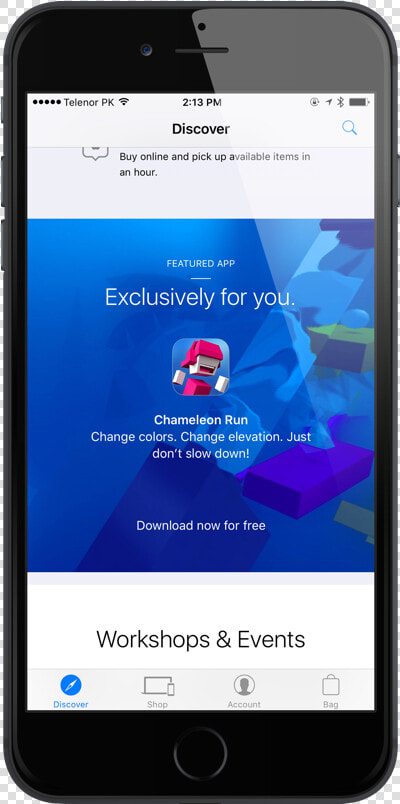 Chameleon Run   Apple Store Download App Screen  HD Png DownloadTransparent PNG