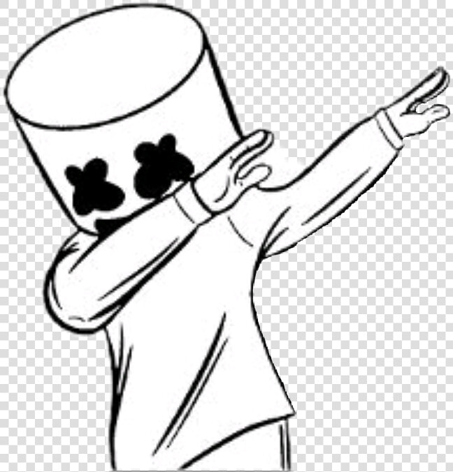 Marshmello Drawing Marshmallow For Free Download   Marshmello Dj Png Hd  Transparent PngTransparent PNG