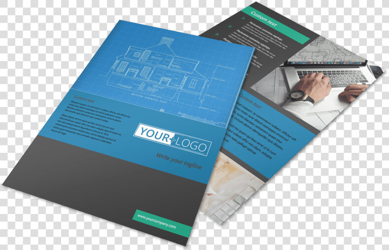 Home Building Contractor Flyer Template Preview   Brochure  HD Png DownloadTransparent PNG