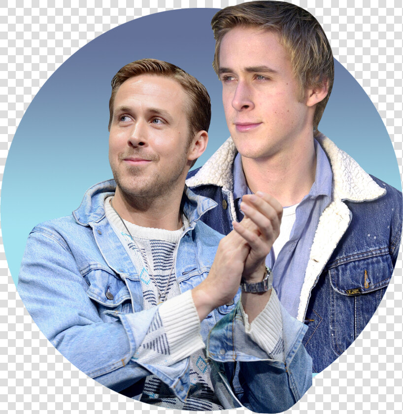 A Photo Illustration Of Ryan Gosling In Jean Jackets  HD Png DownloadTransparent PNG