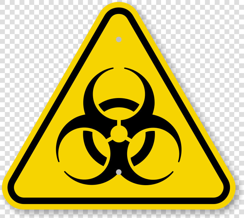 Biohazard Signs Warning Zoom   Biohazard Symbol Triangle  HD Png DownloadTransparent PNG