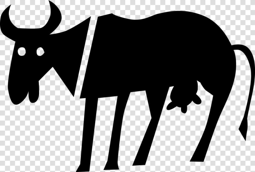 Vector Illustration Of Dairy Farm Milking Cow  HD Png DownloadTransparent PNG