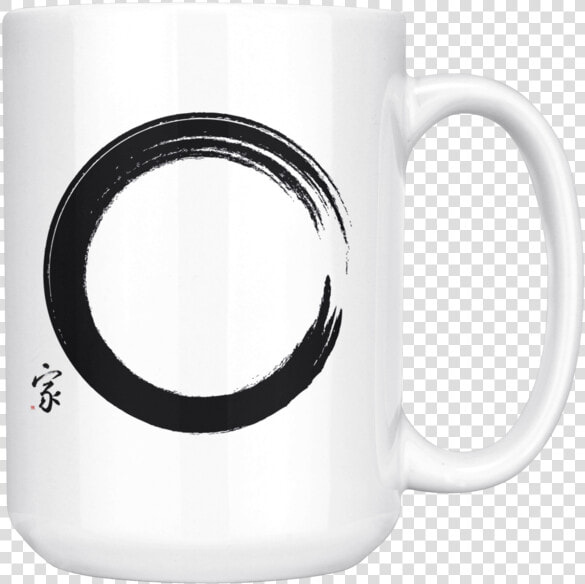 Enso Zen Life Jumbo Coffee Mug   Png Download   Coffee Cup  Transparent PngTransparent PNG