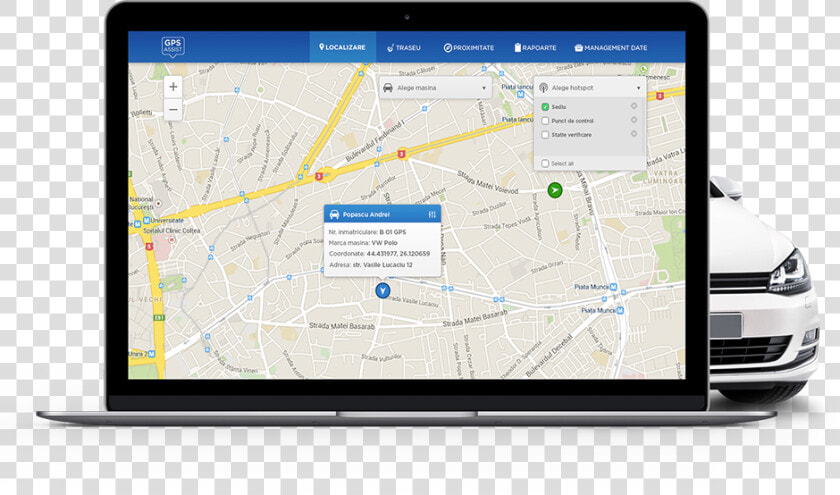 Gps Assist Is A Is A Real Time Fleet Tracking Application   Automotive Navigation System  HD Png DownloadTransparent PNG