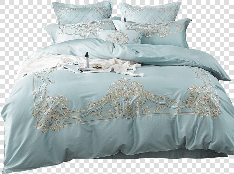 Bamboo Comforter Set  Bamboo Comforter Set Suppliers   Transparent Background Blue Bed Png  Png DownloadTransparent PNG