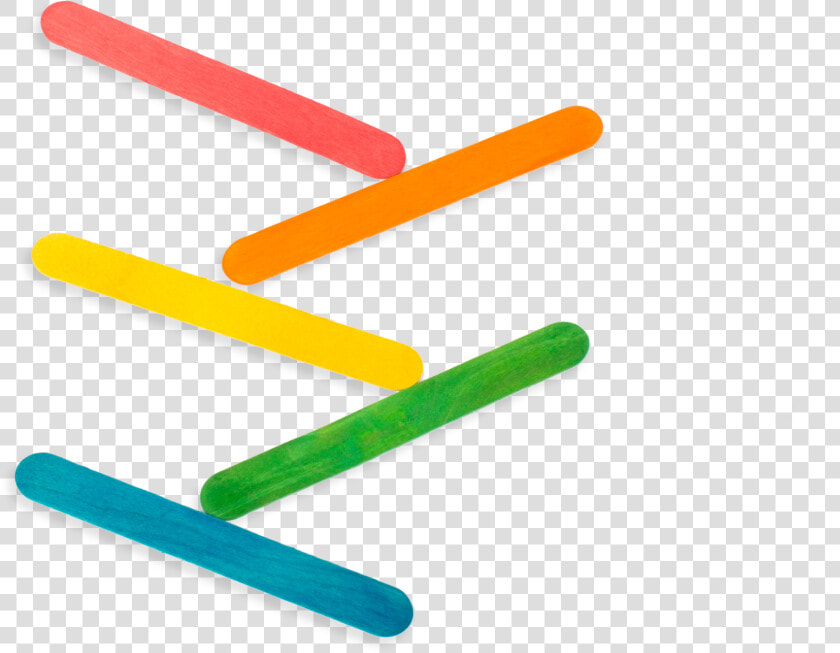 Popsicle Stick Crafts Png   Colored Popsicle Sticks Transparent  Png DownloadTransparent PNG