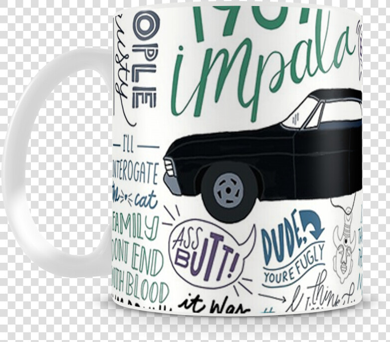 Caneca Supernatural Impala   Png Download   Mug  Transparent PngTransparent PNG