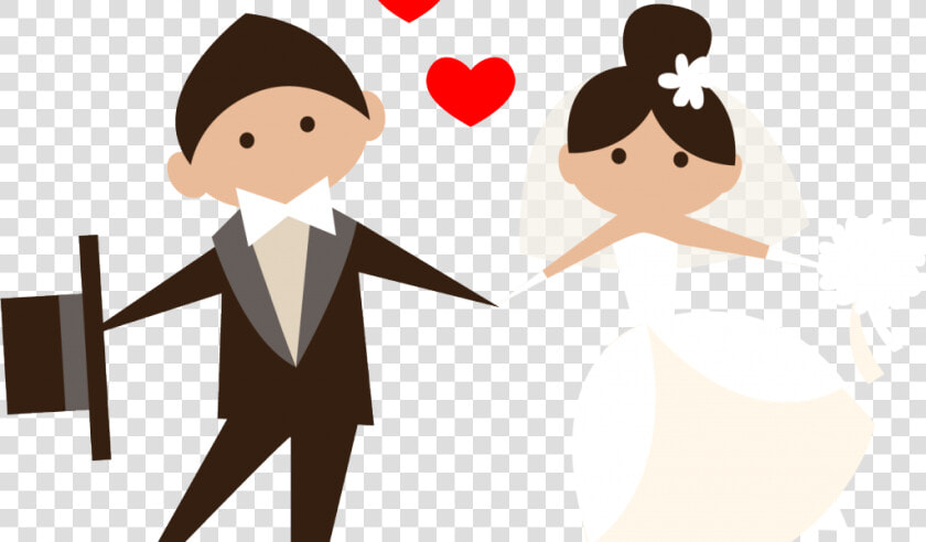 Wedding Couple Cartoon Png Clipart   Png Download   Married Clipart Png  Transparent PngTransparent PNG