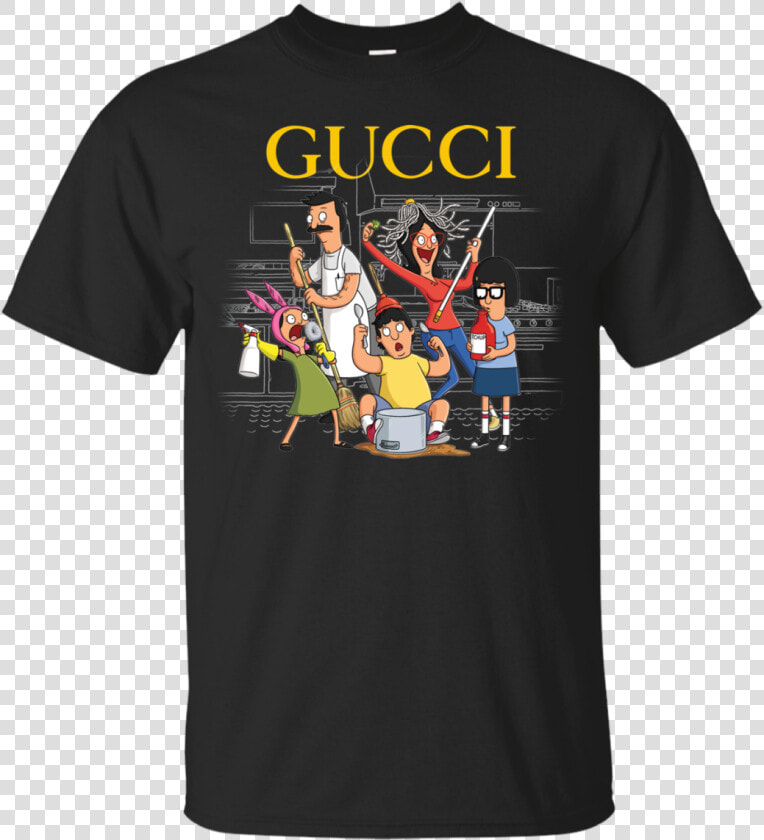 Gucci Bob S Burgers Unisex T Shirt  Tank  Long Sleeve    Gucci Logo Shirt  HD Png DownloadTransparent PNG