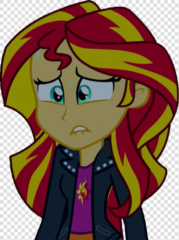 Mlp Eg Sunset Shimmer Transparent Background   Mlp Eg Sunset Shimmer Scared  HD Png DownloadTransparent PNG