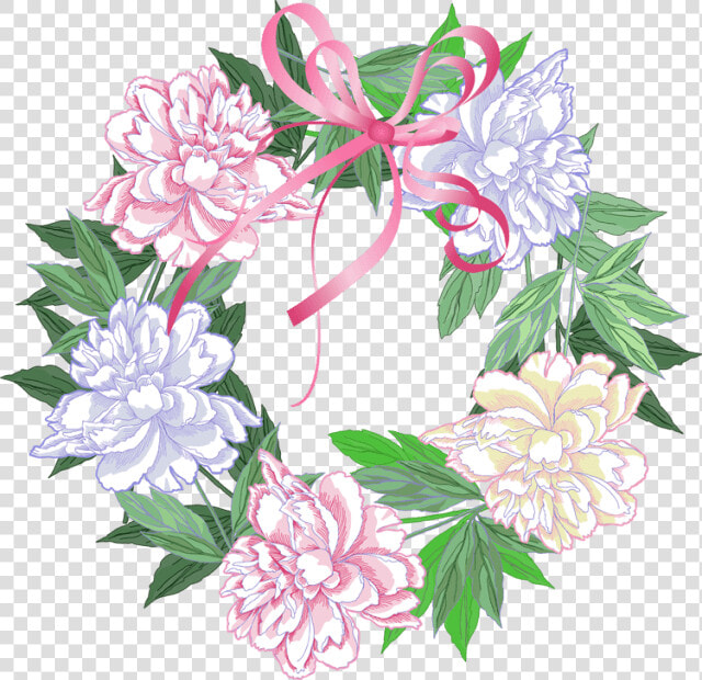 Spring Wreath Clipart   Free Clipart For Spring Wreath  HD Png DownloadTransparent PNG