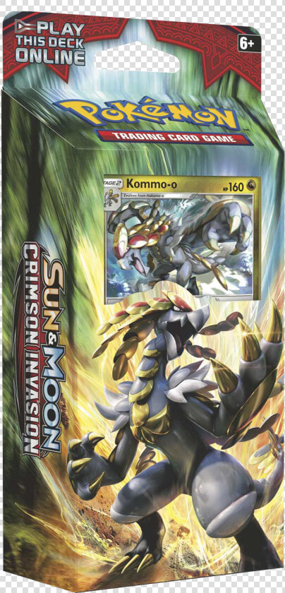 Sun  amp  Moon Crimson Invasion Clanging Thunder Theme   Kommo O Pokemon Tcg  HD Png DownloadTransparent PNG