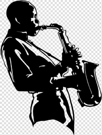 Mellophone Microphone Trumpet Logo Silhouette   Png Saxophone Silhouette  Transparent PngTransparent PNG