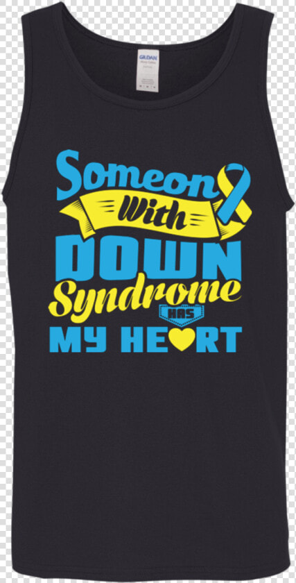 Someone With Down Syndrome Has My Heart Tank Top   Active Tank  HD Png DownloadTransparent PNG