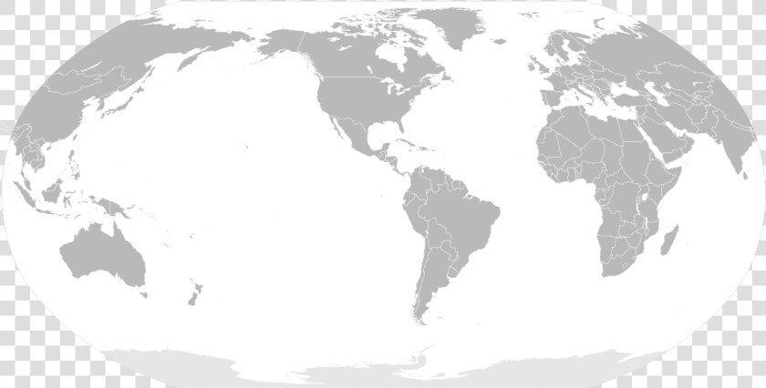 Transparent Map Of World Png   Map Of The World In Blue  Png DownloadTransparent PNG