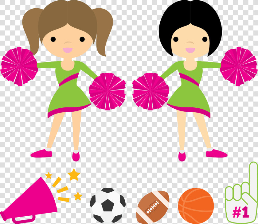 Cheerleader Euclidean Vector Clip Art   Lider De Torcida Verde Png  Transparent PngTransparent PNG